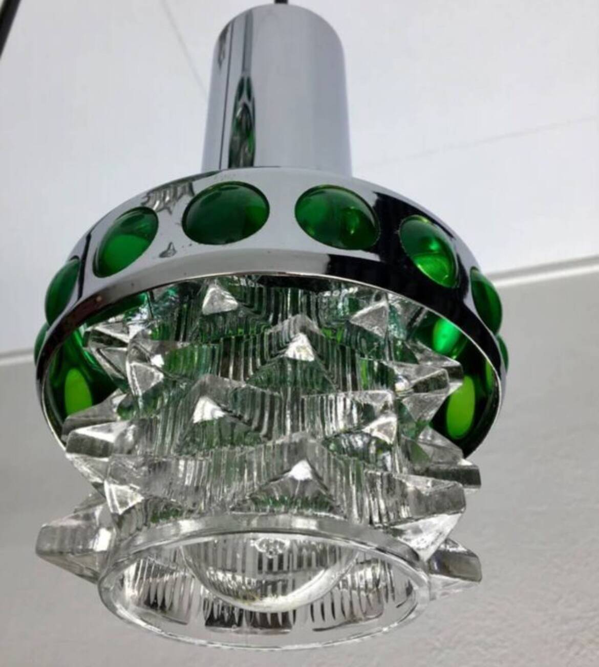 Lustre cascade Raak space age années 70
