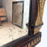 Art Deco style mirror in carved wood