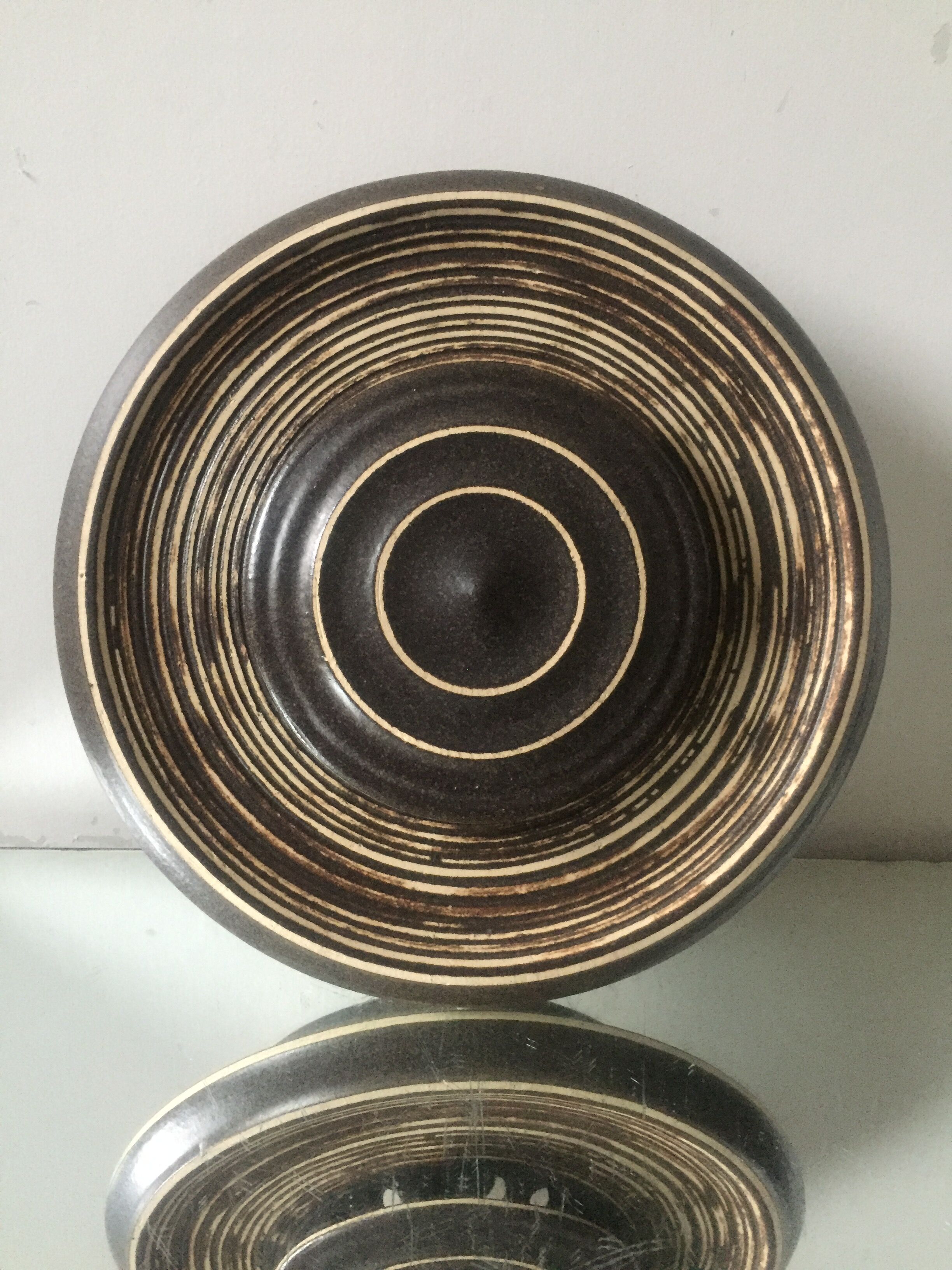 Danish ceramic stoneware 1960’s wall lamp