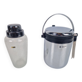 Cocktail Shaker and Ice Cooler from WMF, 1970s, Set of 2