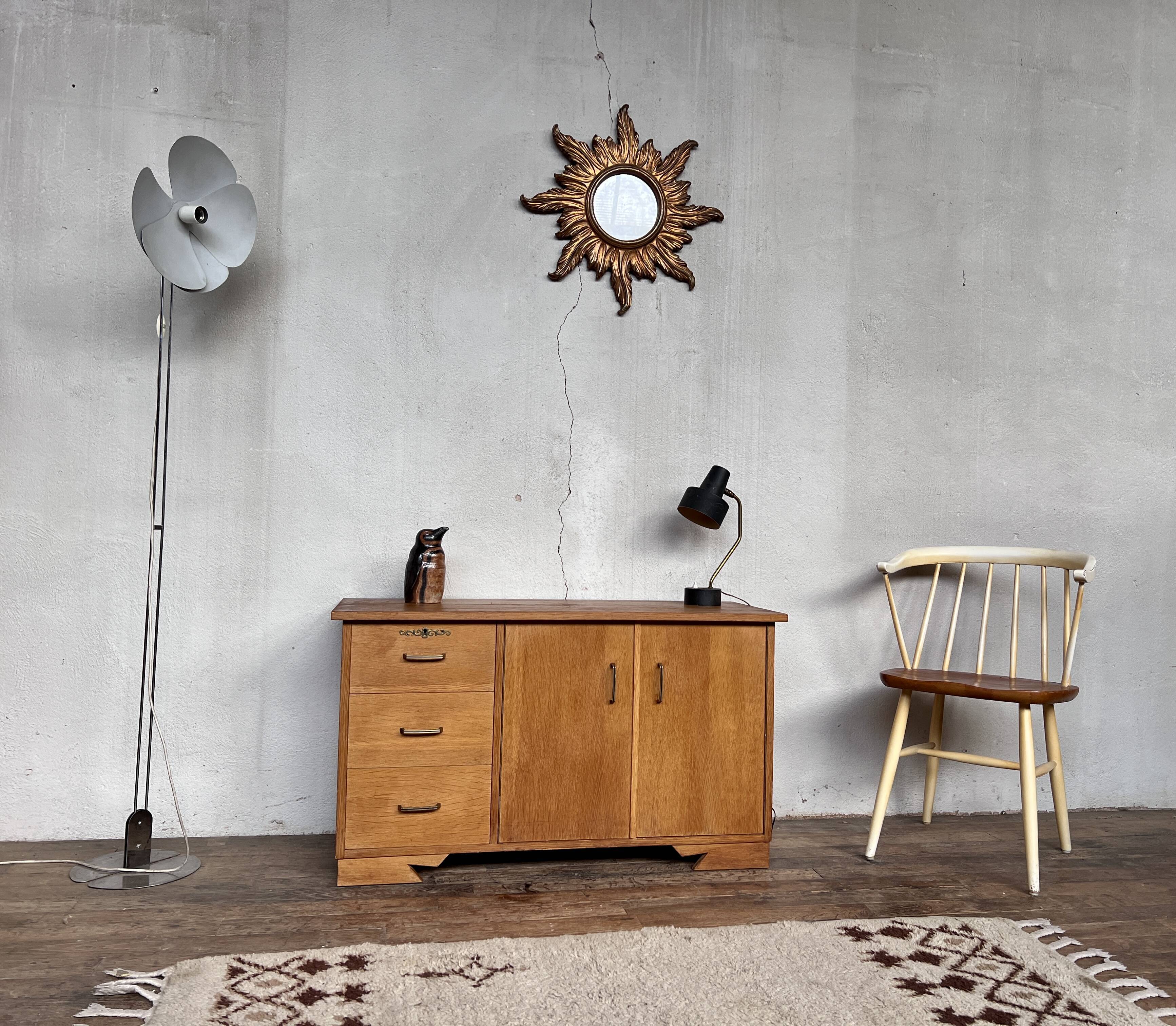 Vintage french modernist tv/hifi cabinet 1960