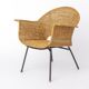 Chaises en osier vintage par Gianfranco Legler années 1950 | Ensemble de 3 en rotin suisse