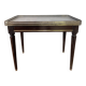 Louis XVI Style coffee table, marble wood and brass