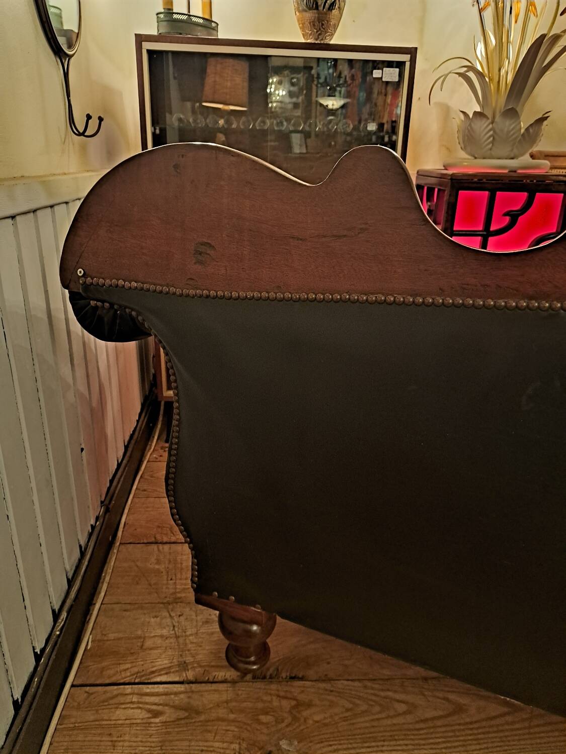 19th century Indo English Chesterfield sofa