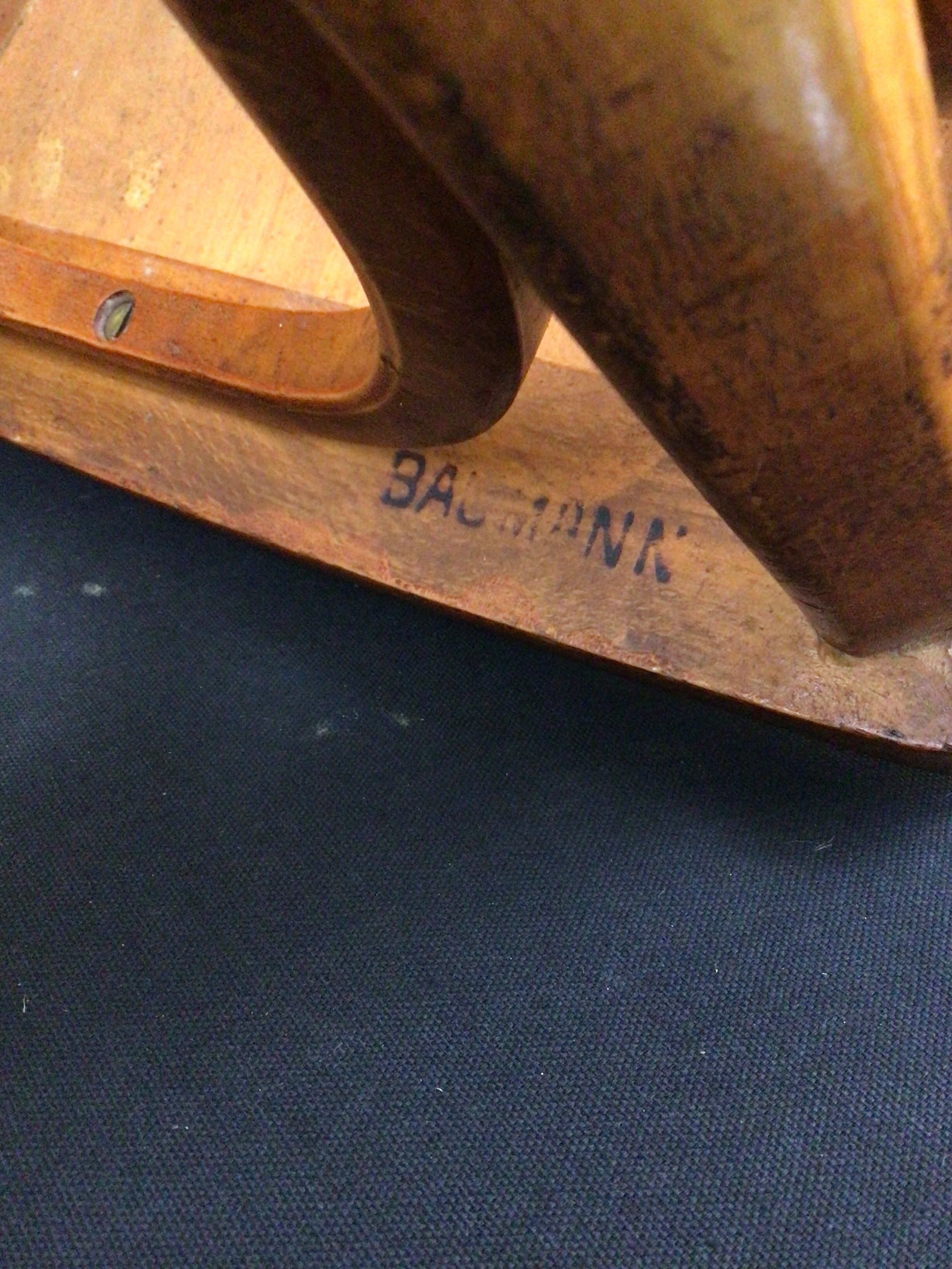 Pair of Baumann bistro chairs