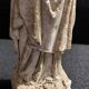 Religious statue of Our Lady of the Oak plaster 19th century