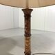 Set of 2 large marble table lamps 1970's