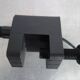 Vintage black and red clip desk lamp