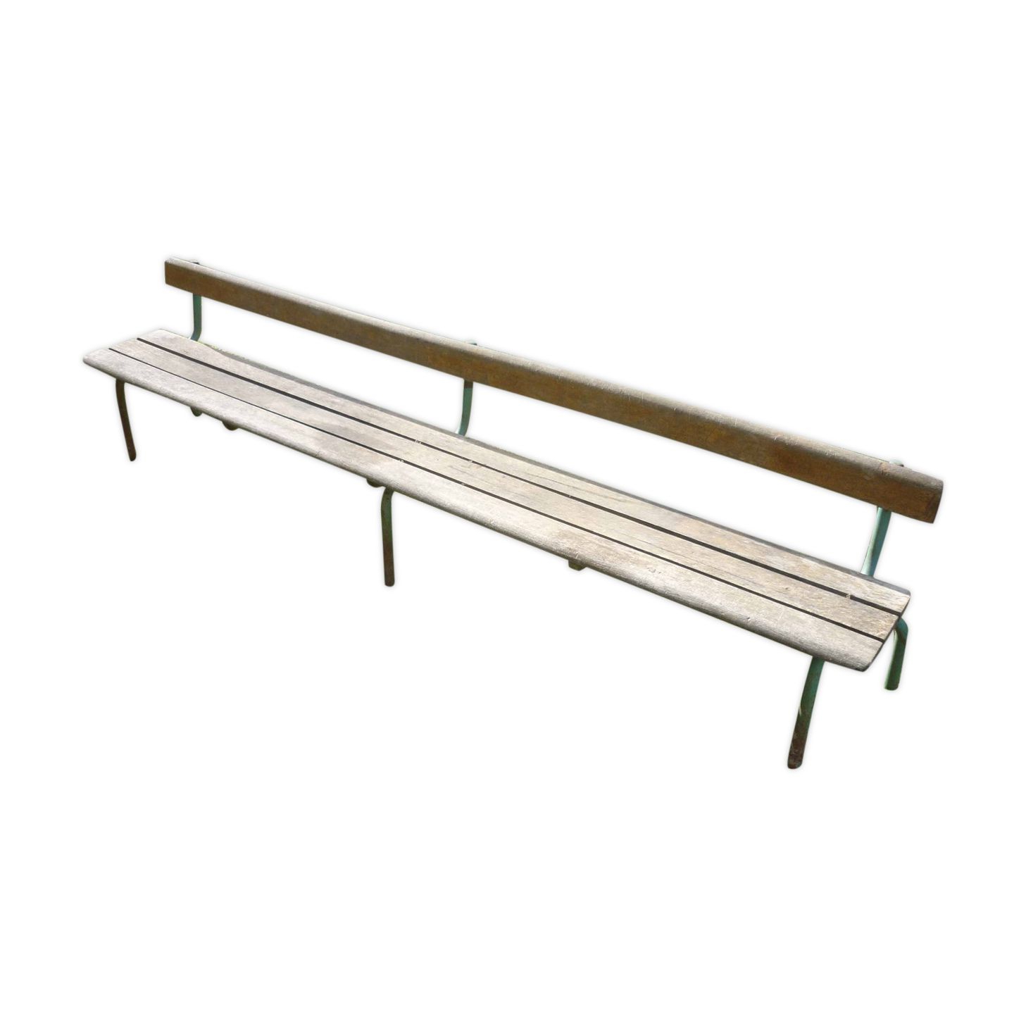 Kindergarten school bench with backrest 2.14 m
