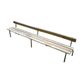 Kindergarten school bench with backrest 2.14 m