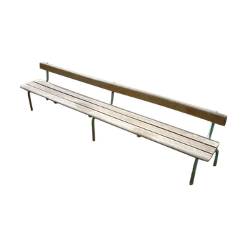 Kindergarten school bench with backrest 2.14 m