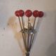 Umbrella coat rack serjac red vintage year 60