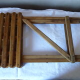 Wooden folding stool