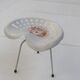 Tabouret assise de tracteur vintage industriel