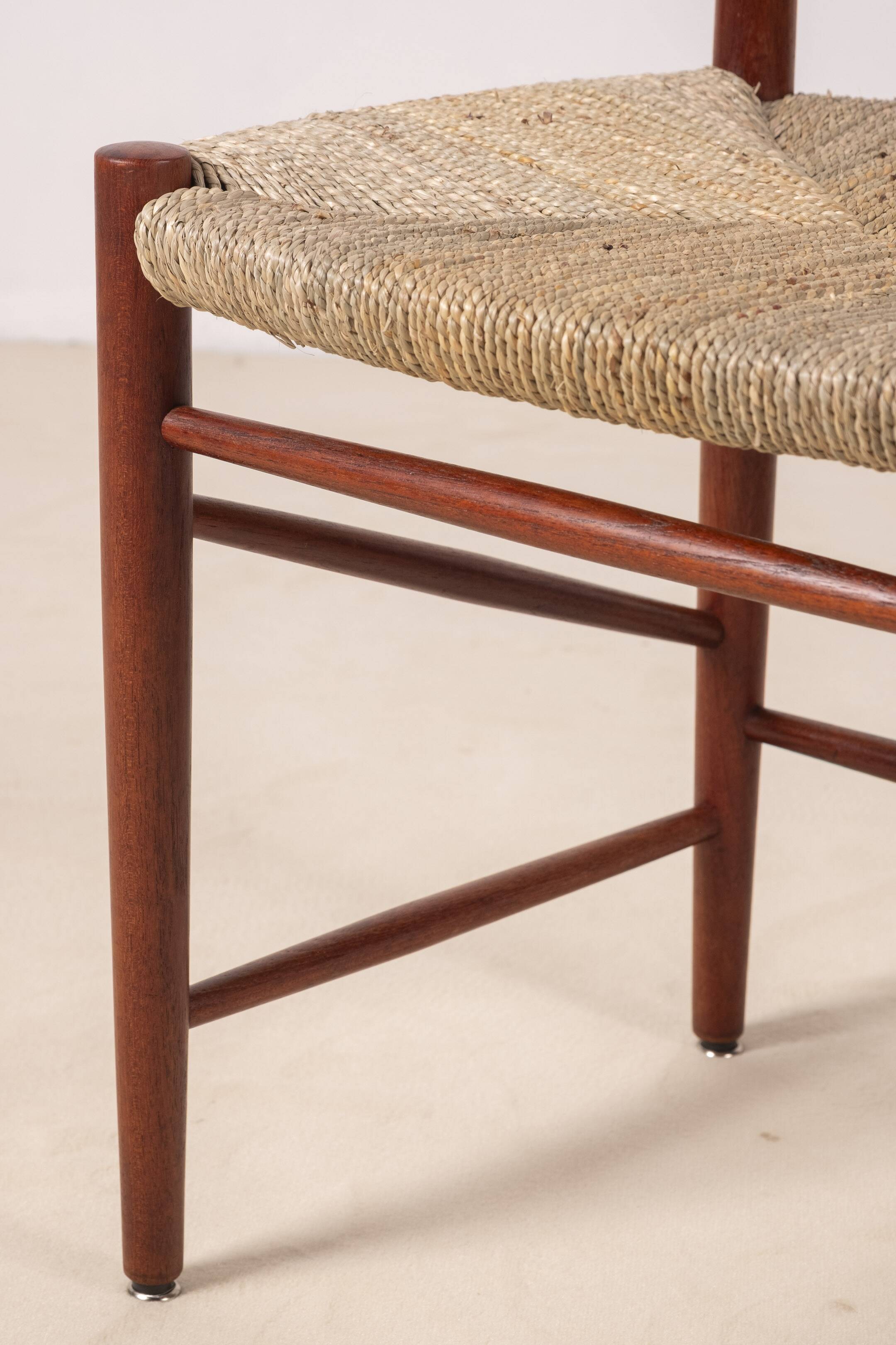 6x Peter Hvidt & Orla Mølgaard-Nielsen dining chair Model 316 in teak