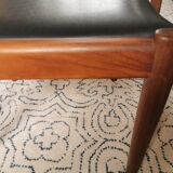 Table set and 6 Scandinavian Vintage Chairs in Teck
