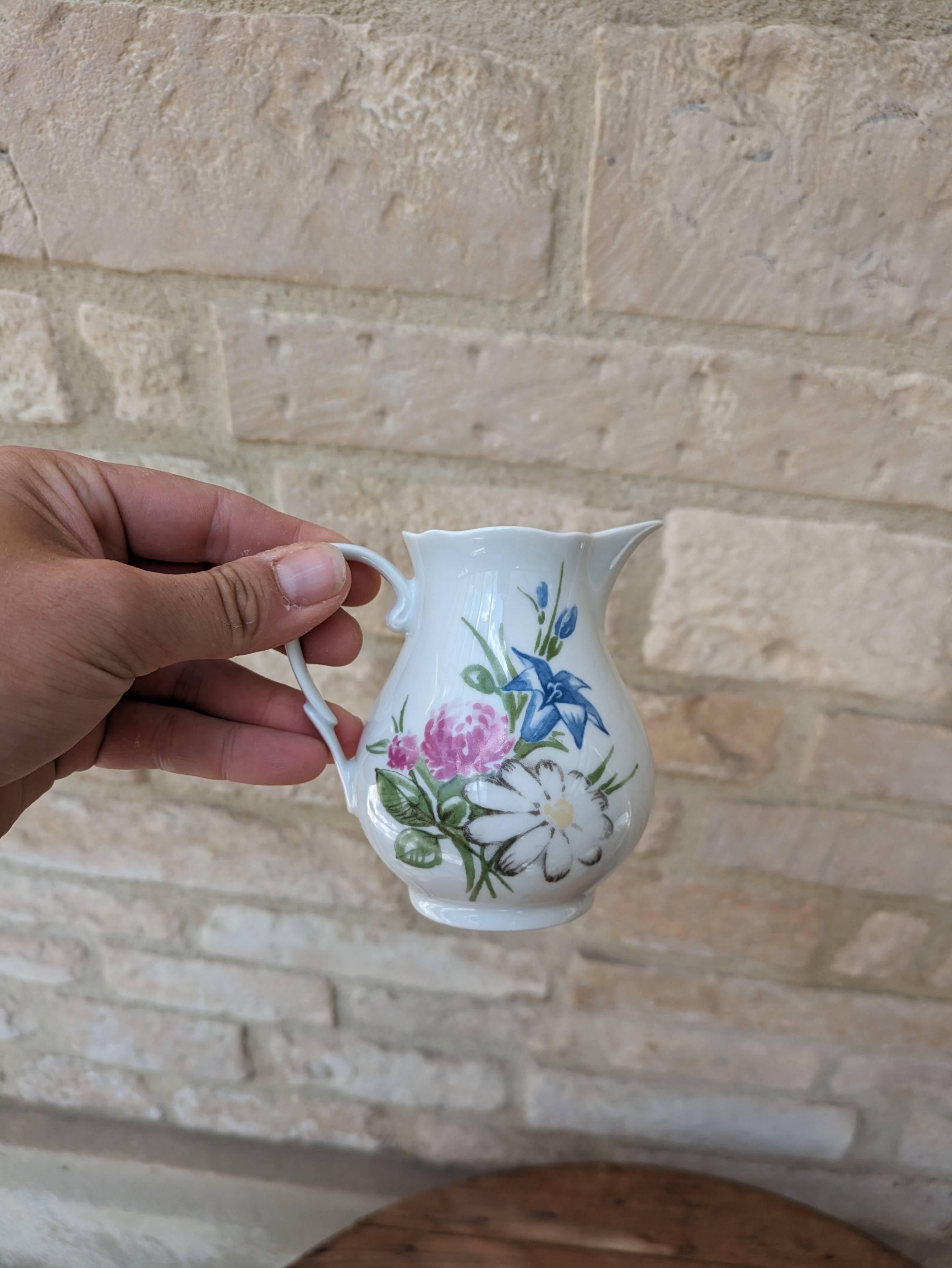 Kahla flower pattern milk jug