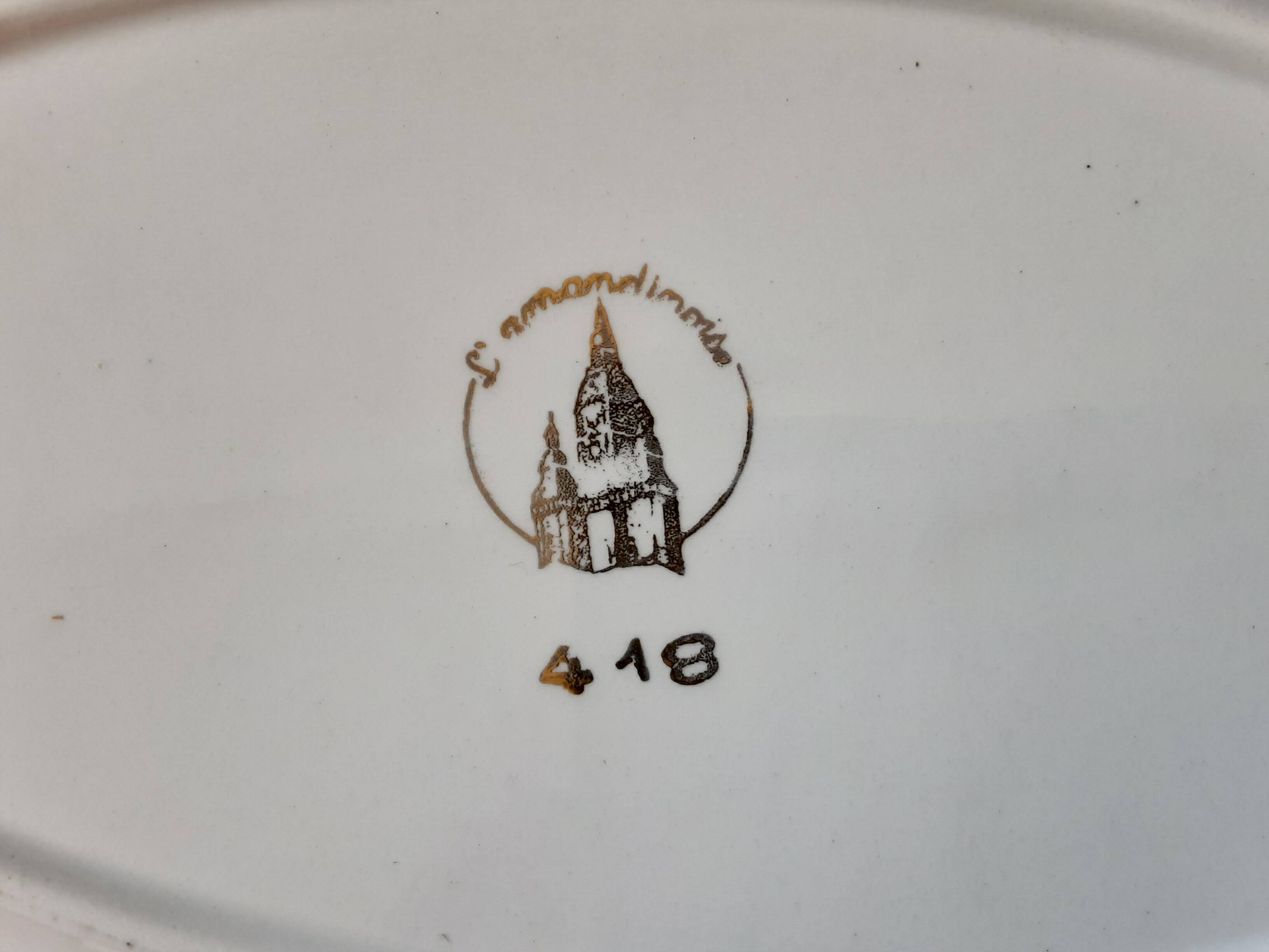 Lamandinoise oval dish