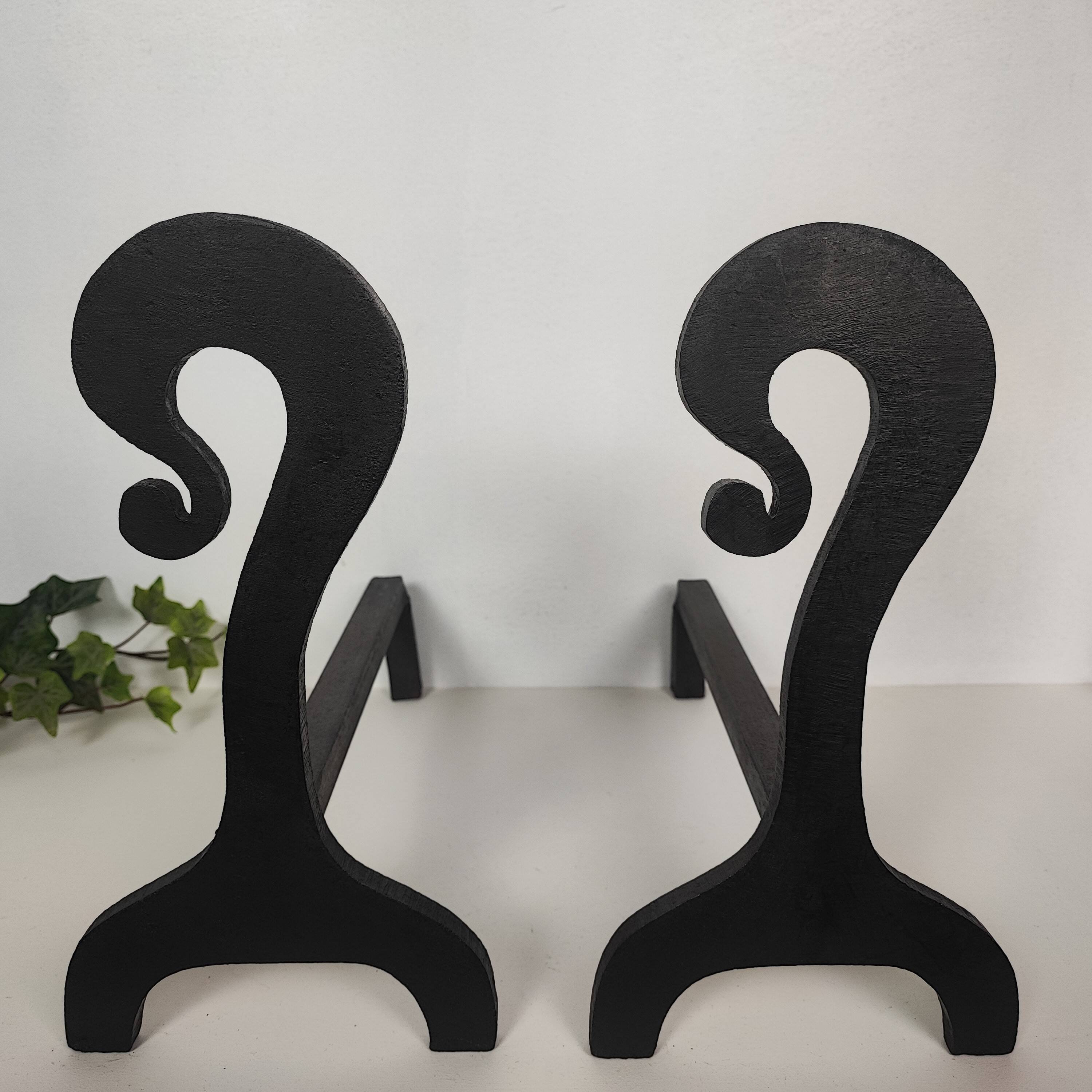Pair of andirons