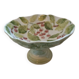 Coupe à fruits ancienne en barbotine
