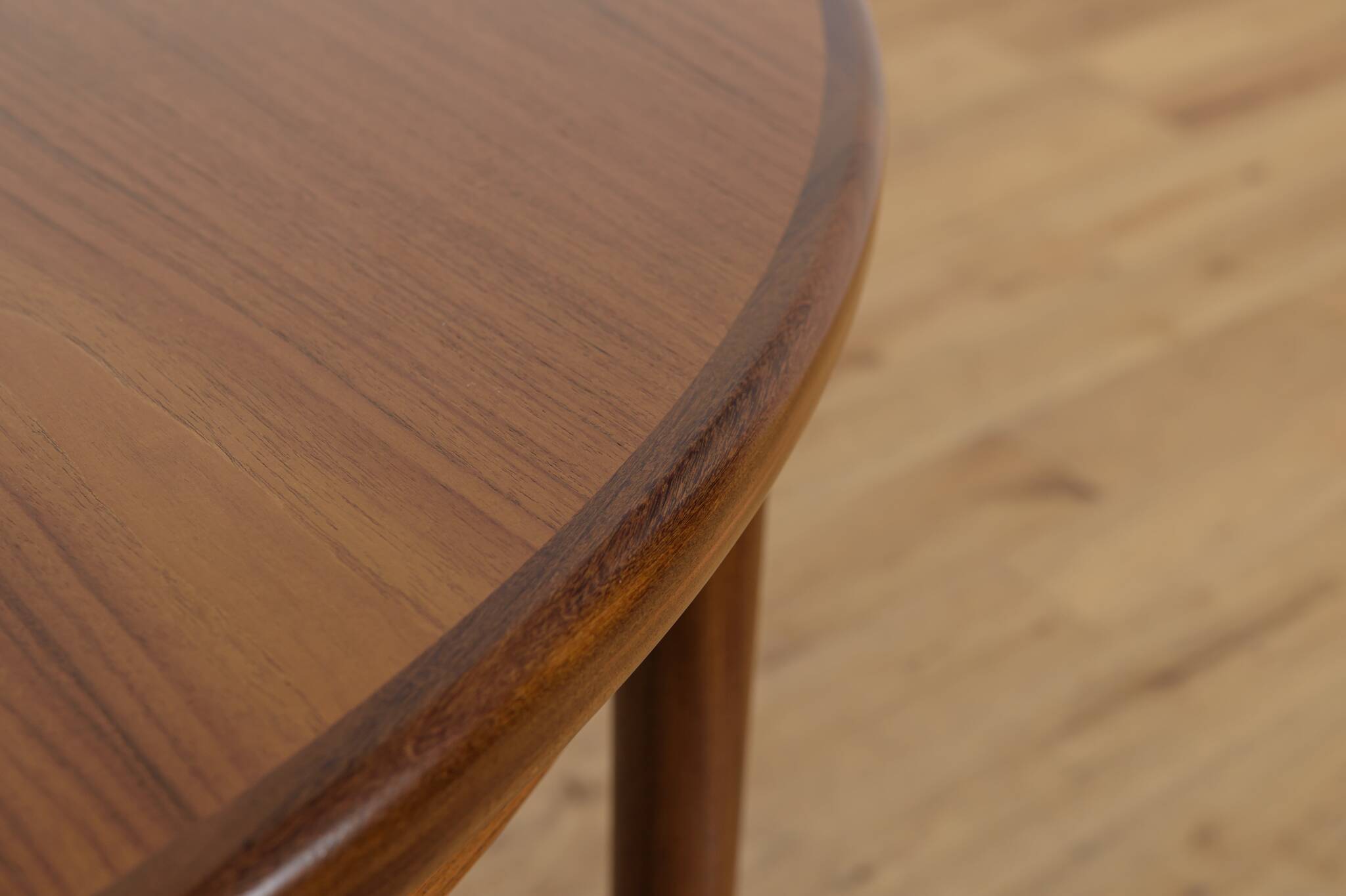 Mid-Century Teak Round Fresco Dining Table from G-Plan, United Knigdom.