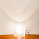 Fatua glass table lamp by Guido Rosati for Fontana Arte, 1972