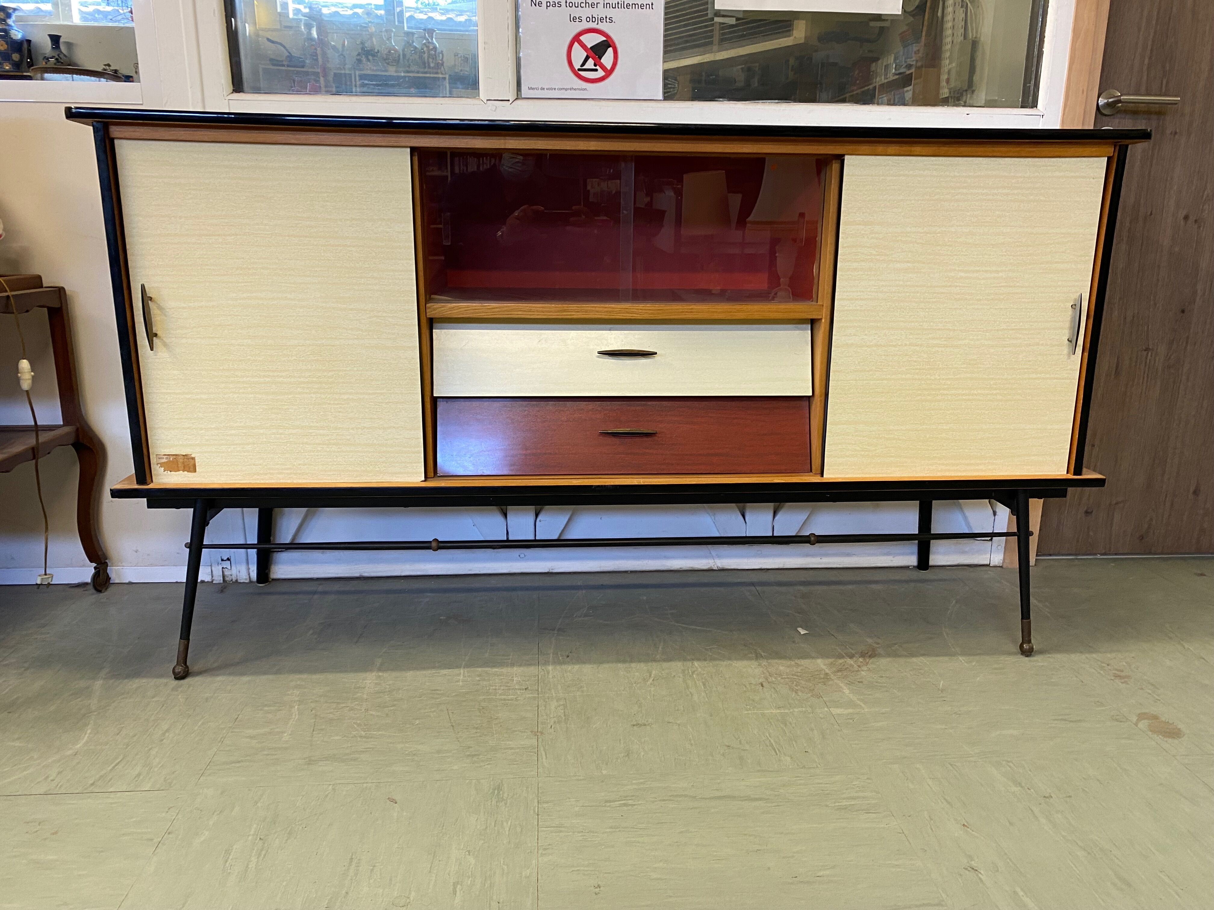 Vintage formica sideboard 1960