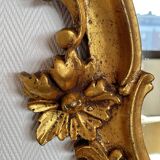 Large golden baroque style mirror – Vintage