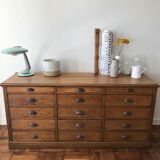 Oak haberdashery counter