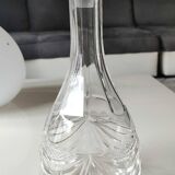 Lorraine crystal design carafe/gérard model. empire style decor. height 28 cm