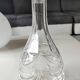 Lorraine crystal design carafe/gérard model. empire style decor. height 28 cm