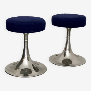 2 tulip foot stools an'70