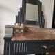 Art Deco dressing table with a movable mirror.
