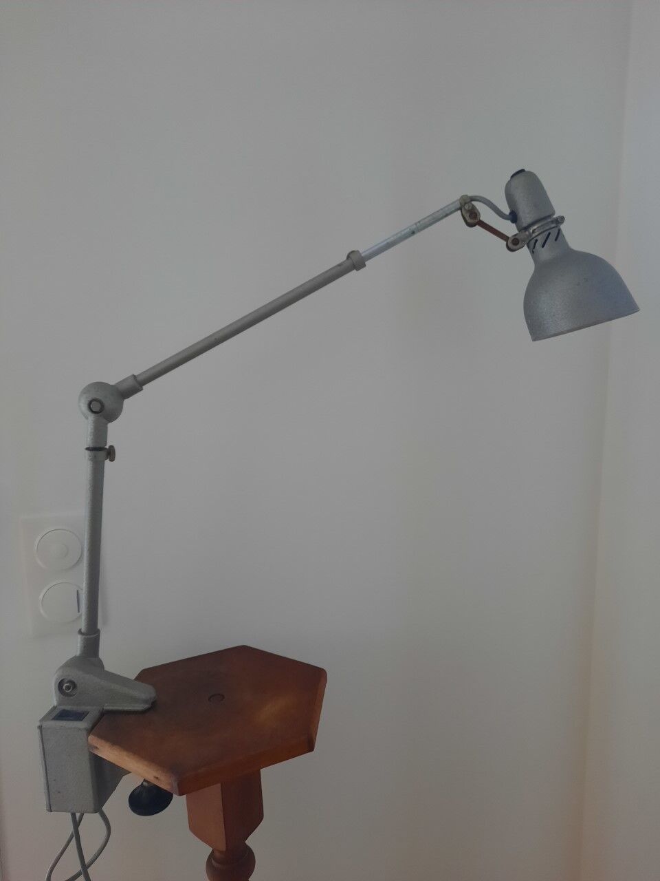 Antique workshop lamp
