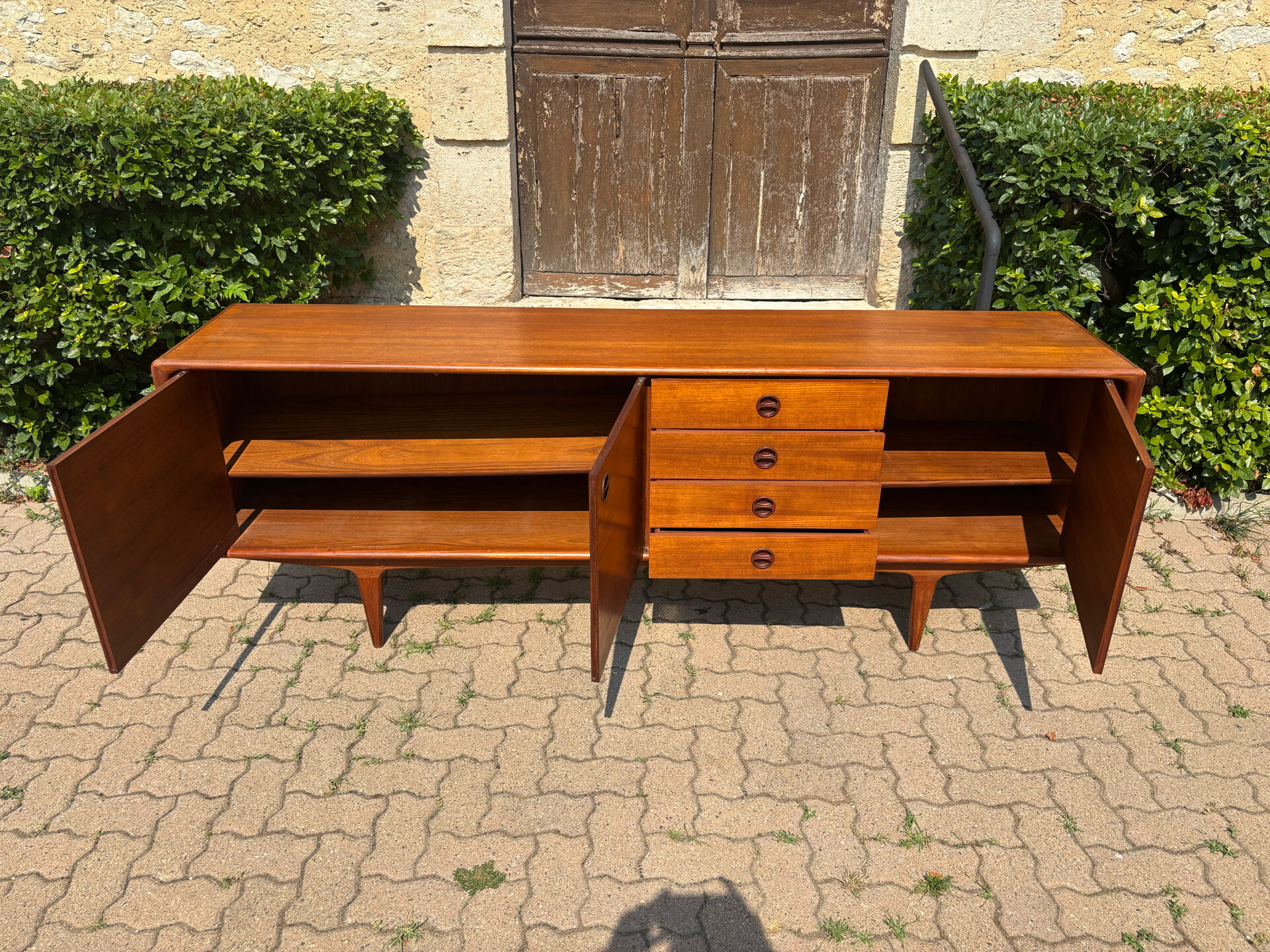 Vintage Scandinavian teak enfilade – 1960s/70s