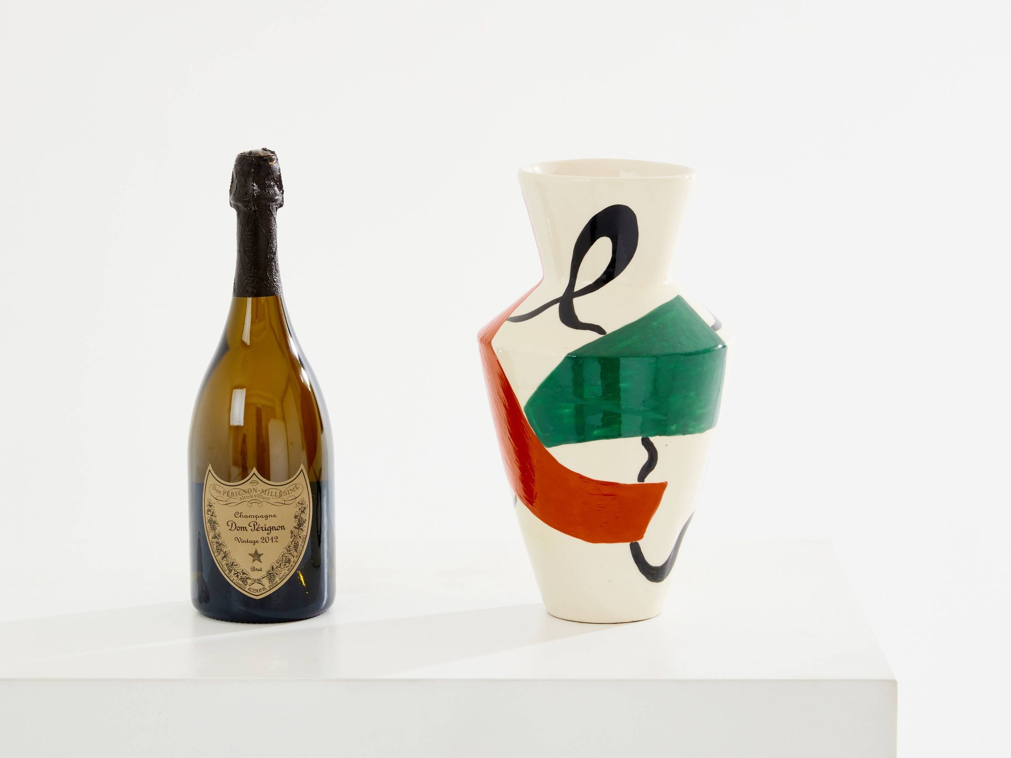 Vase en céramique émaillée signée Roland Brice vers 1950