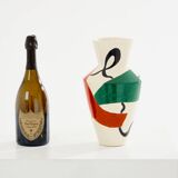 Glazed ceramic vase signed Roland Brice circa 1950