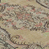 Anatolian handmade vintage rug 272 cm x 163 cm