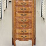 Chest of drawers, wood and marble