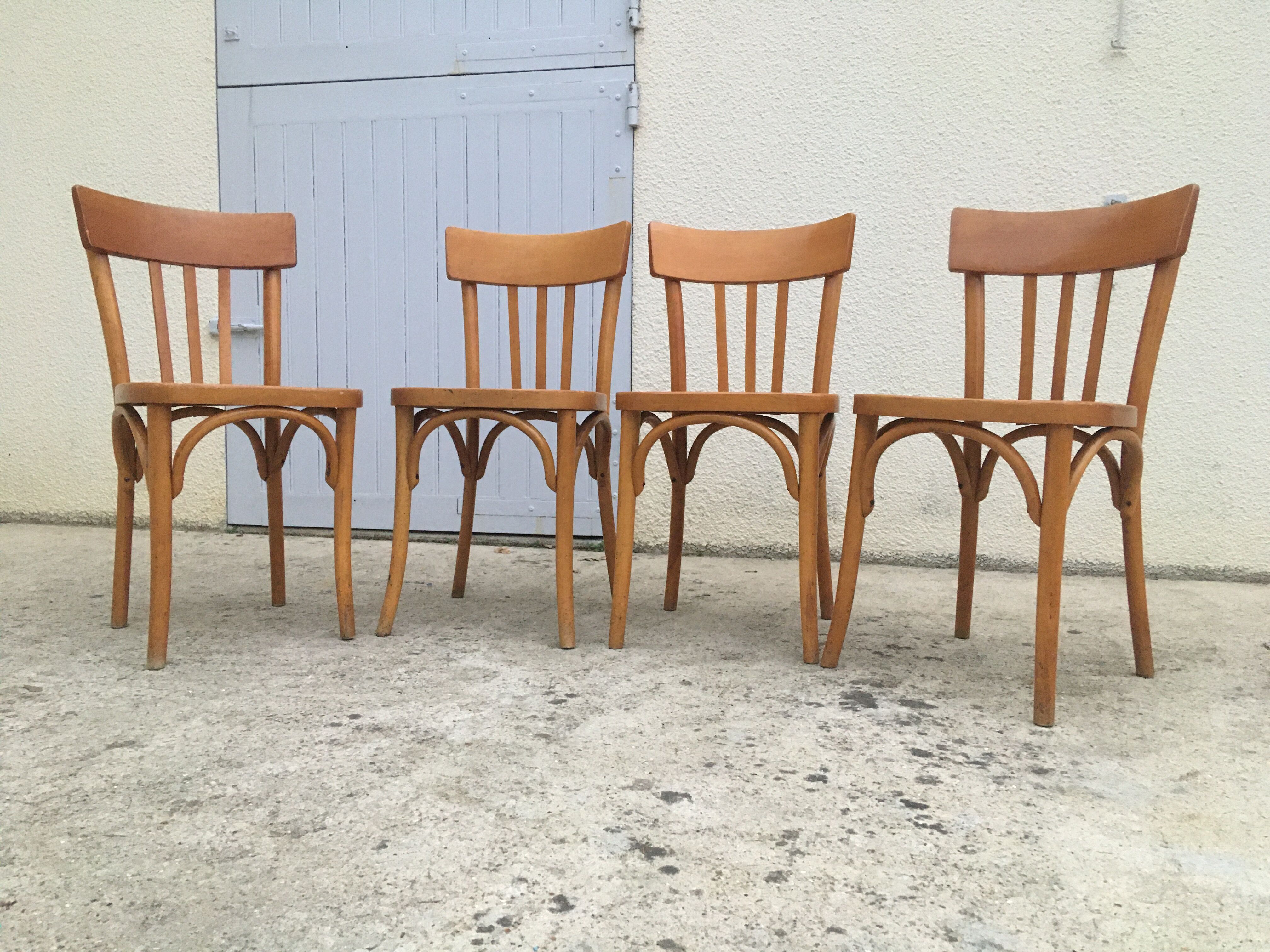 Old bistro chairs