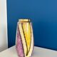 west germany purple yellow and gold vase / vase made in germany