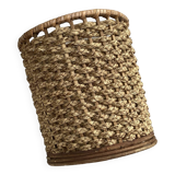 Basket woven natural fibers