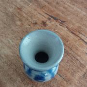 Miniature salt-glazed stoneware vase from Alsace