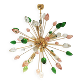 Lustre en verre de Murano
