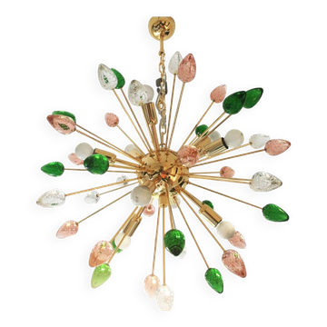 Lustre en verre de Murano