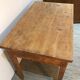 Firm table desk in raw solid oak vintage