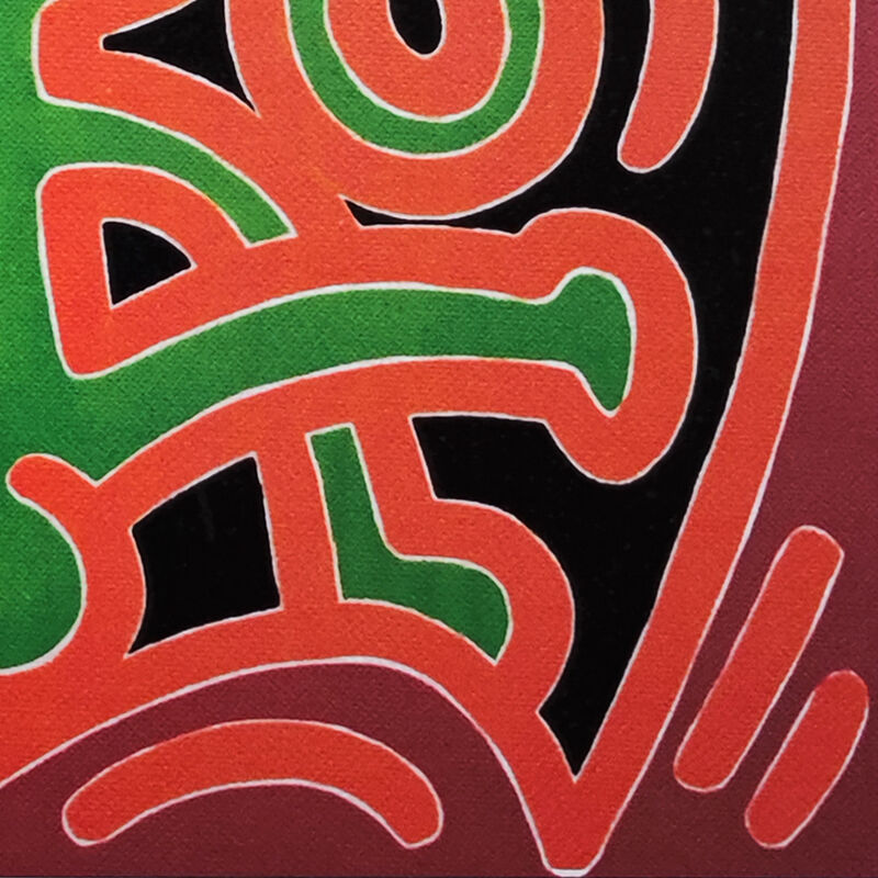 1990s Original Gorgeous Keith Haring Limited Edition Lithograph