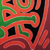 1990s Original Gorgeous Keith Haring Limited Edition Lithograph