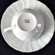 6 tea or coffee cups in Limoges porcelain by Bernardaud & Co.