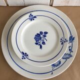 Lot 10 plates and flat
